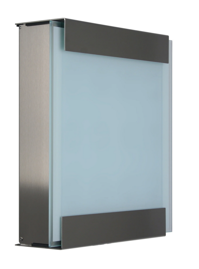Briefkasten glasnost.glass.white 